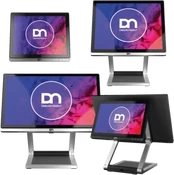 Monitorius Diebold Nixdorf D1156, 39.6 cm (15,6), Projected Capacitive, Full HD, USB, USB-C, sidabrinis