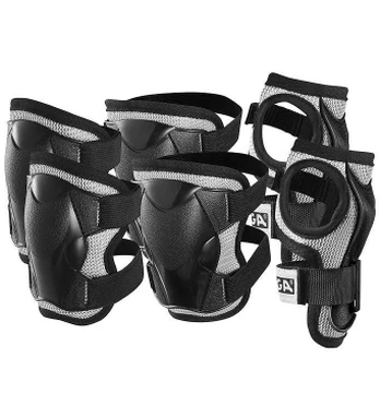 STIGA Comfort JR Black XS Apsaugos rinkinys