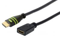 Techly High Speed HDMI Verlängerung mit Ethernet,4K@30Hz, 1,