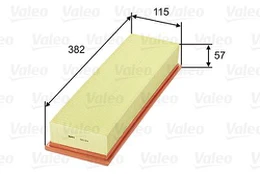 Oro filtras VALEO 585014 kaina