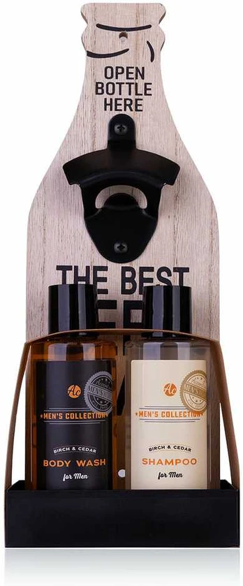 Accentra Gift set MEN'S COLLECTION with wall-mounted bottle opener