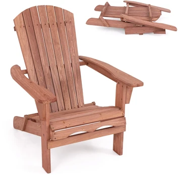 Adirondack kėdė pilka/ruda 1 vnt.