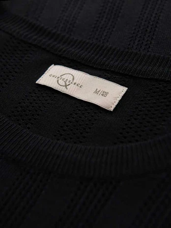 men's polo shirt - juodas