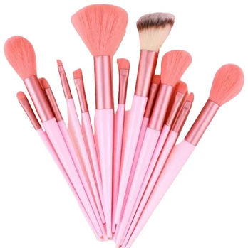 Makiažo šepetėlių rinkinys Soft Fluffy, 13vnt.