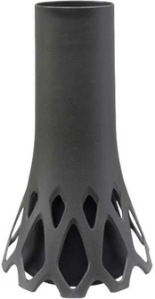Vaza Roseta D18cm H30cm plastik./antracito sp.