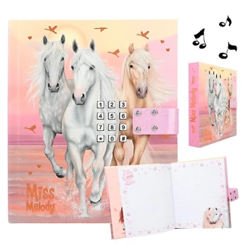Miss Melody - Diary With Code and Music - (0412419) /Arts and Crafts /Multi