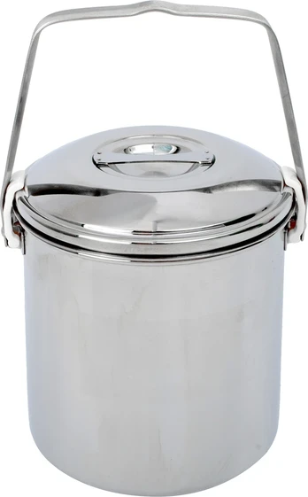 BasicNature Stainless Steel Pot 'Billy Can'