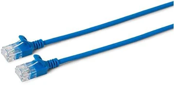 MicroConnect U/UTP CAT6A Slim 1M Mėlyna