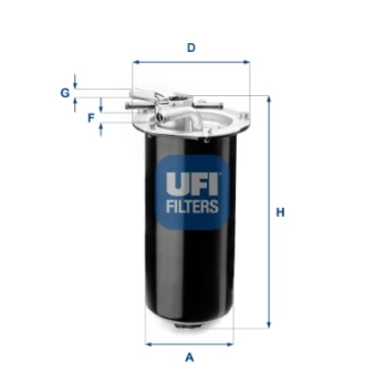 Degalų filtras UFI 55.411.01