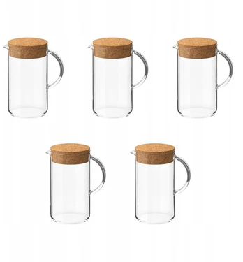 Ikea 365+ Dzbanas su kamšteliu, 1.5 l, bespalvis stiklas