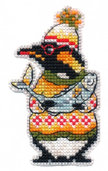 Cross stitch kit "Magnet. Penguin" S1650
