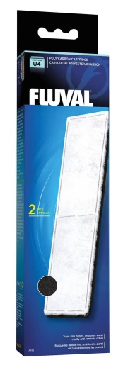 FLUVAL - Poly/Carbon Cartridge 2 pack U4 - (126.2492) kaina