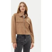 ONLY Dirbtinės odos striukė Stina 15351260 Ruda Regular Fit