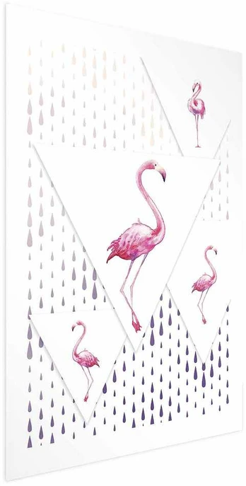 Artgeist Plakatas - Flamingo Family