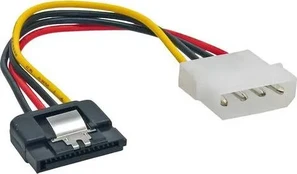 InLine Molex – SATA, 0,3 m, įvairių spalvų (29670D)