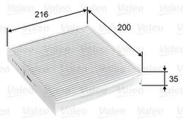Filtras, salono oras VALEO 715746