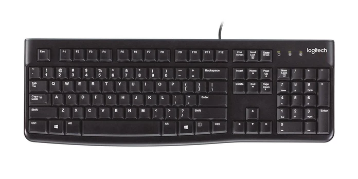 Logitech K120 for Business klaviatūra Universalus USB QWERTY Anglų Juoda