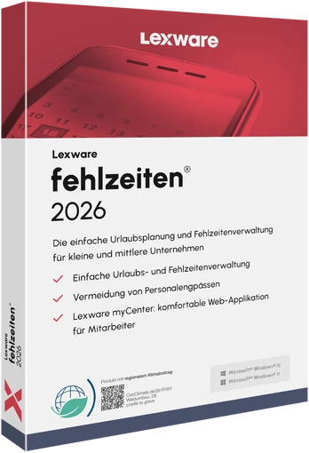 Lexware Fehlzeiten 2026 - 1 Device, 1 Year - ESD-DownloadESD