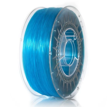 3D plastikas Devil Design PET-G 1.75mm 1kg - Mėlyna Transparent