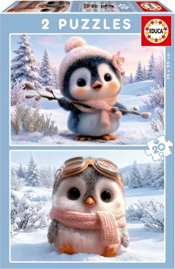 Educa 2X20 Cute Penguins (80-20505)