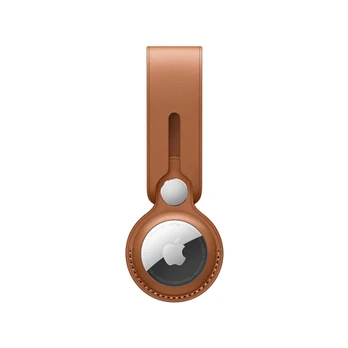 Apple AirTag odinis dėklas, rudas (Saddle Brown)