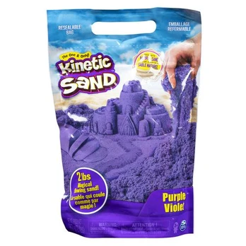 Spin Master Kinetic Sand - maišelis purpurinis, žaidimų smėlis