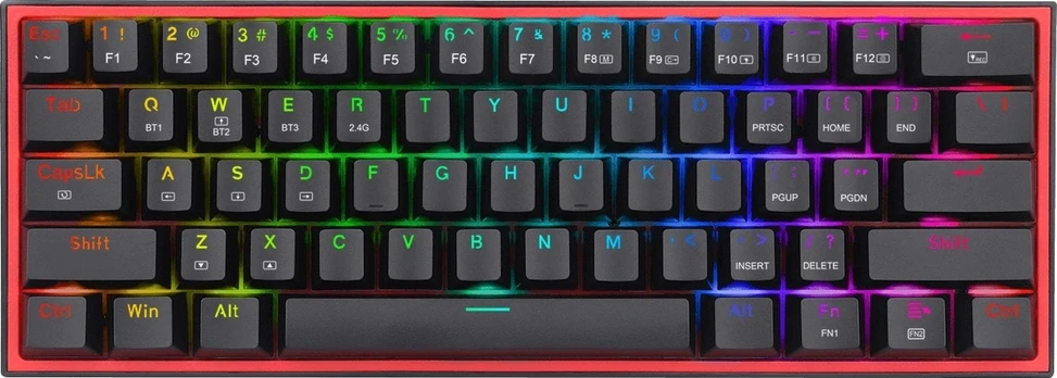 Klaviatūra Redragon K616 Fizz PRO Juodas Raudona Switch
