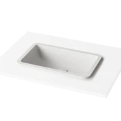Praustuvas PAA OPUS IN Silkstone 52x32 cm baltas IOPSIN/00 kaina