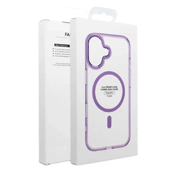 Clear Hybrid Mag Cover Galaxy A57 Purple