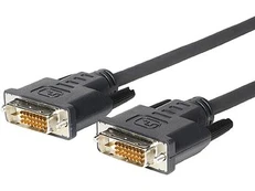 Kabelis VivoLink DVI-D - DVI-D 0.5m juoda (PRODVIS0.5)