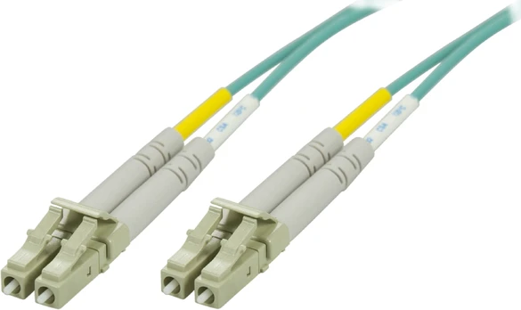 Optinis kabelis DELTACO LC - LC , 50/125, OM3, duplex, multimode, 12m / LCLC-612