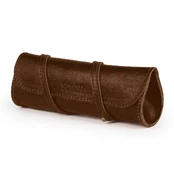 Leather men s pen case SA12 DEEP RED kaina