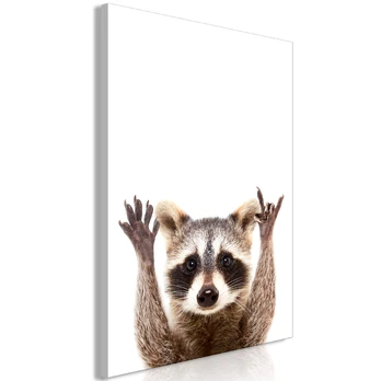 Artgeist Paveikslas - Raccoon (1 Part) Vertical