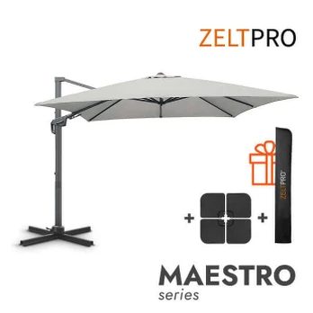 Lauko skėtis su padu (užvalkalas dovanų) Maestro Light Grey
