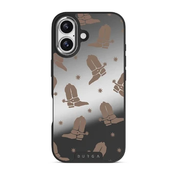 Howdy - iPhone 17 Case, Elite Mirror Dark (MagSafe) / Silver