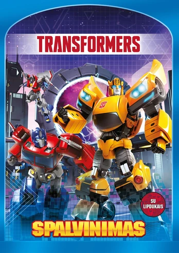Transformers. Spalvinimas su lipdukais