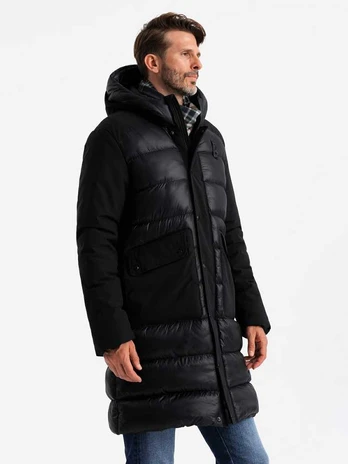men's jacket juodas