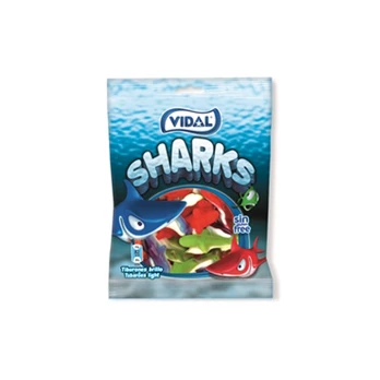 Guminukai VIDAL JELLY SHARKS, 90 g