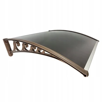 Stogelis virš durų Metal-gum, 150x100 cm, rudas