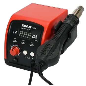 ⬡ Karšto oro litavimo stotis 750 W 500 °C LED (YT82457)