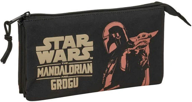 Safta Star Wars Mandalorian & Grogu triple pencil case