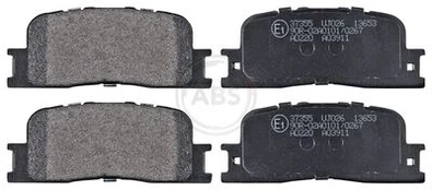 Stabdžių trinkelių rinkinys, diskinis stabdys A.B.S. 37355