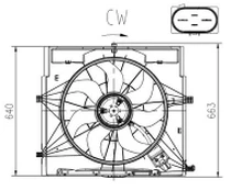 NRF NRF 47920 Radiator fan
