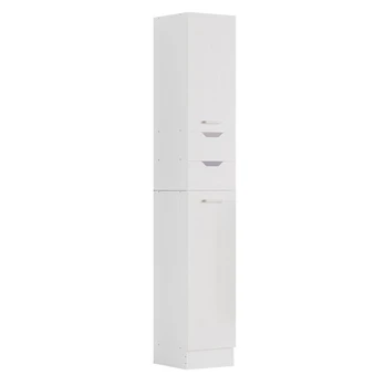 Balta, talpi „Loft“ stiliaus vonios spintelė, 180 cm