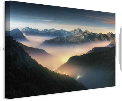Artgeist Paveikslas - Mountain Breath (1 Part) Wide - Second Variant