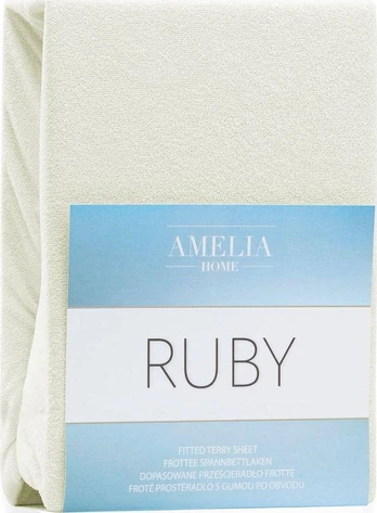 AmeliaHome FITTEDFRO/AH/RUBY/ECRU02/140-160x200+30