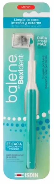 Isdin BALENE BY BEXIDENT medium toothbrush #Aqua 1 unit