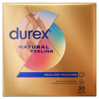 Durex Natural Feeling 30er Prezervatyvai