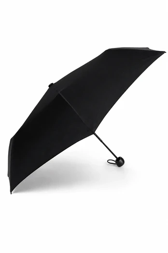 Vyriškas neautomatinis mini sulankstomas skėtis, juodas, N351