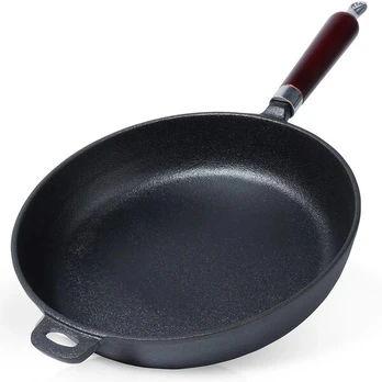Ketaus keptuvė Vilde Cast Line 28 cm juoda ruda